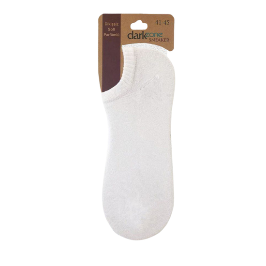 Носки-невидимки мужские белые DARKZONE DZCP0102