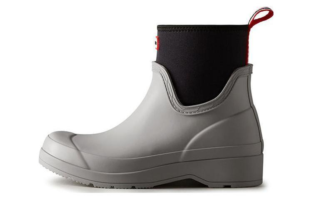 HUNTER Waterproof And Wear resistant Comfortable Rain Boots Women"s Light Gray
