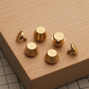 Ножка для сумки латунь конус-трапеция (поштучно)