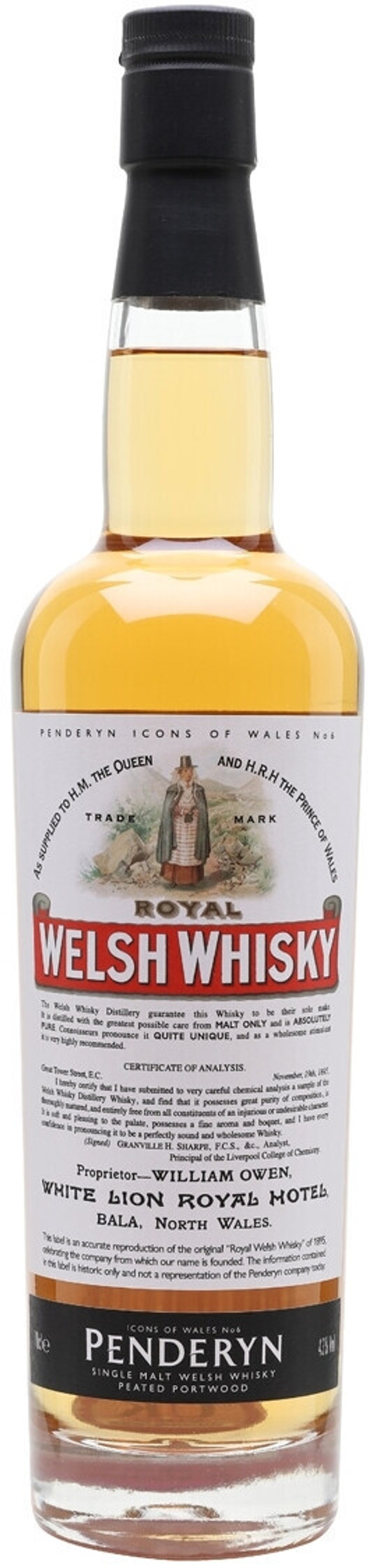Виски Penderyn Royal Welsh, 0.7 л