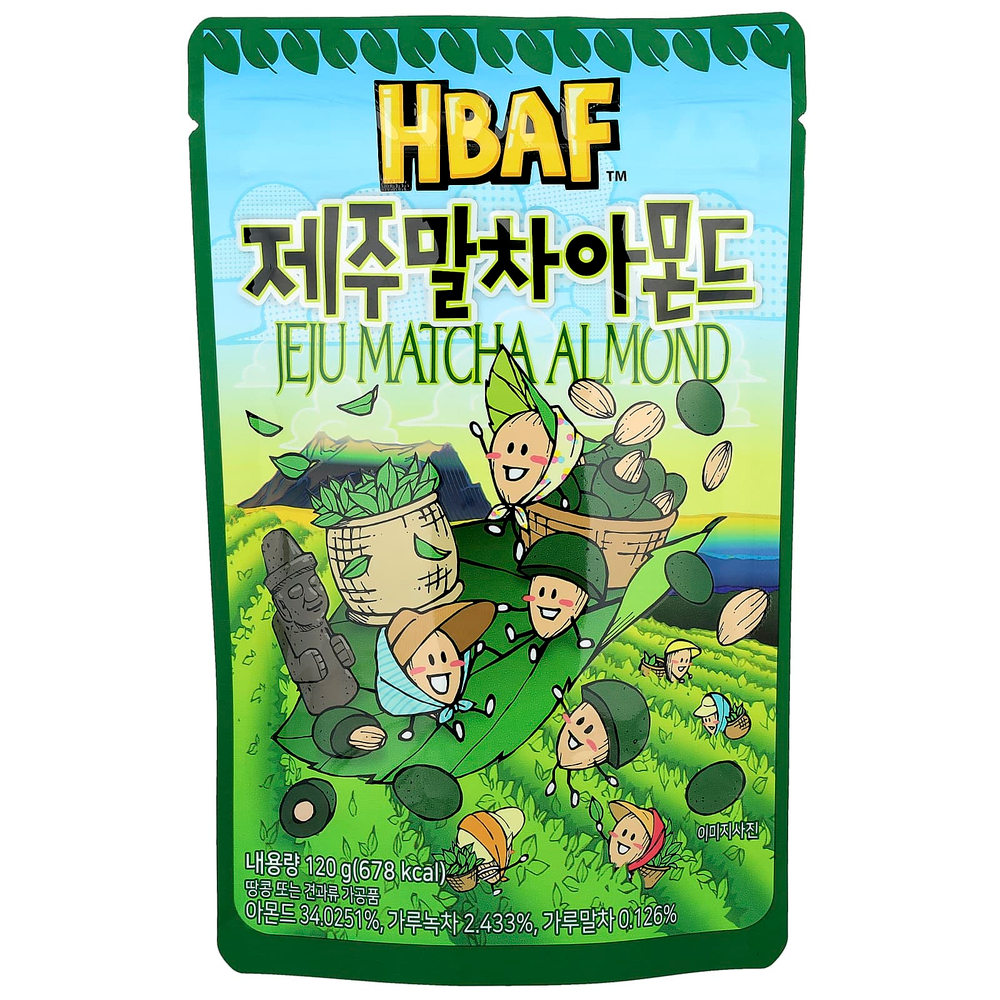 HBAF, Миндаль Чеджу Матча, 120 г
