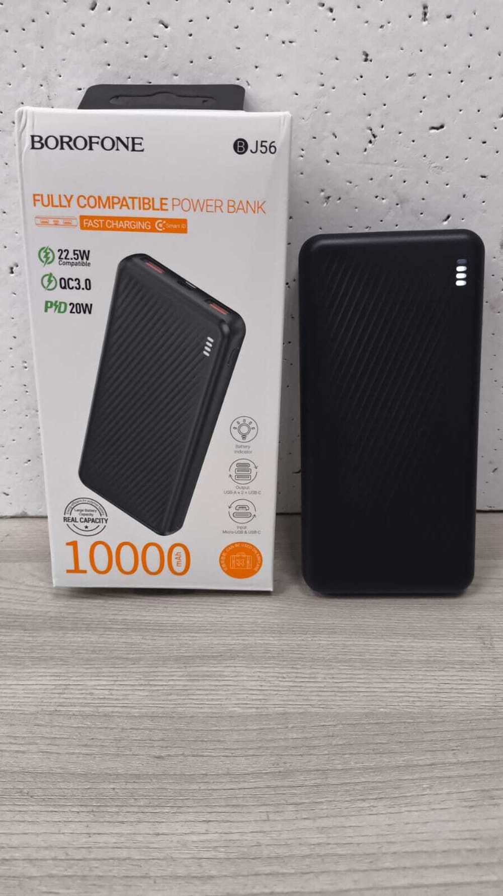 Внешний аккумулятор Borofone BJ56 10000 мАч черный