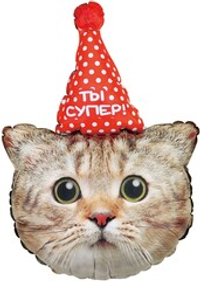 Фигура Котенок в колпачке 32'' Fl