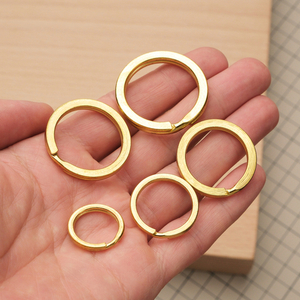 Кольцо для ключей из латуни