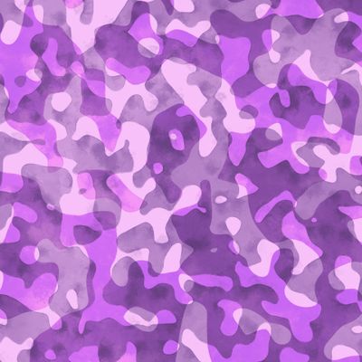 Акварельный камуфляж в фиолетово-лиловых оттенках