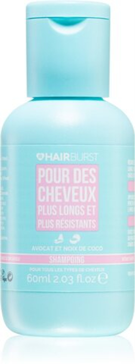 Hairburst Longer Stronger Hair - увлажняющий шампунь для укрепления волос и придания им большего блеска /   60  ml  / GTIN 5060743580127