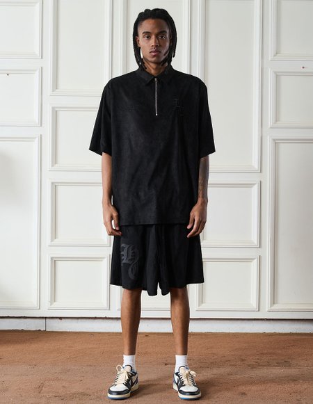 Шорты HARSHandCRUEL "HC" Velour Shorts