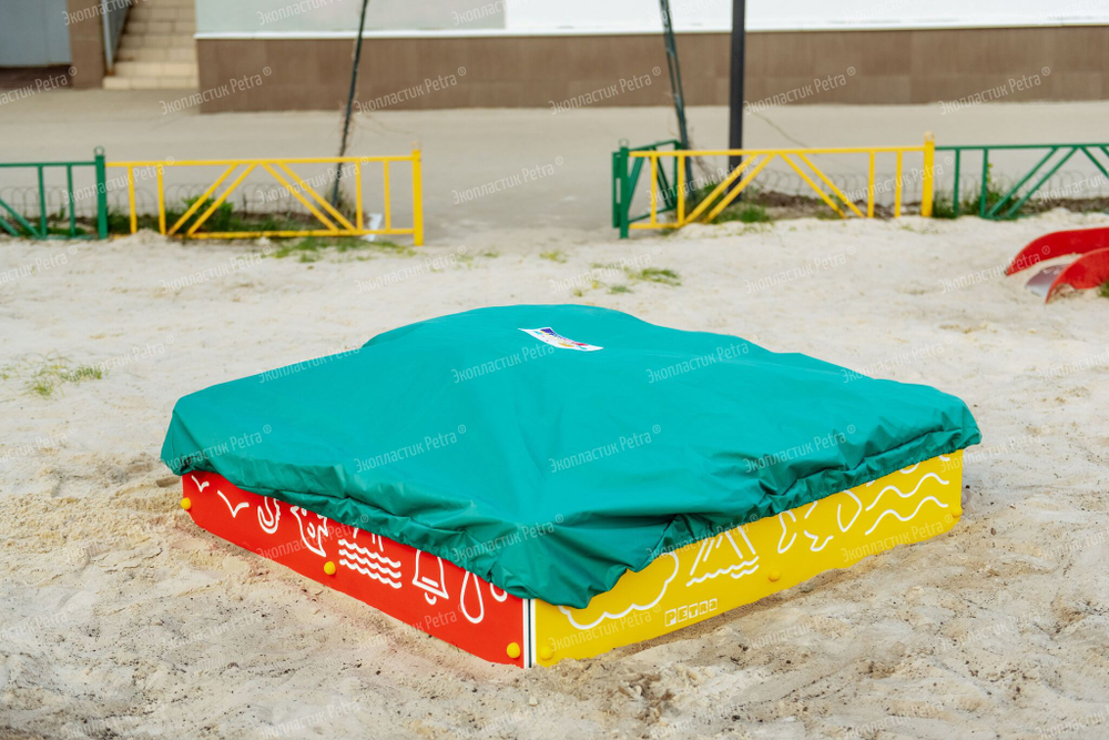 Атмосферостойкий чехол для песочницы 1600х1600 мм