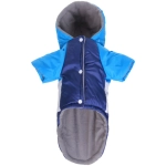 Куртка для собак мелких пород «TEPLO», на синтепоне, синий / голубой, размер L (45*34*29)