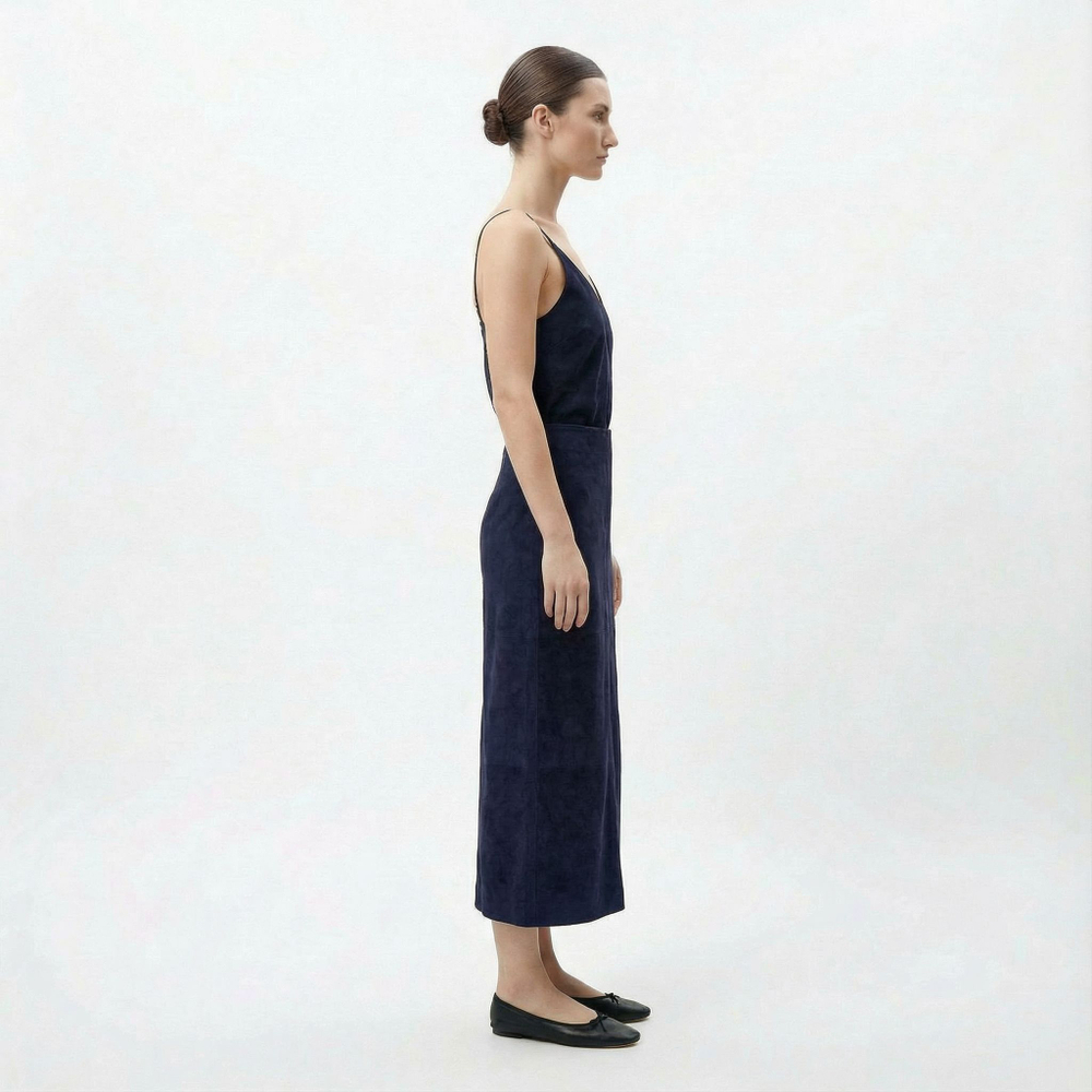 Юбка из натуральной замши