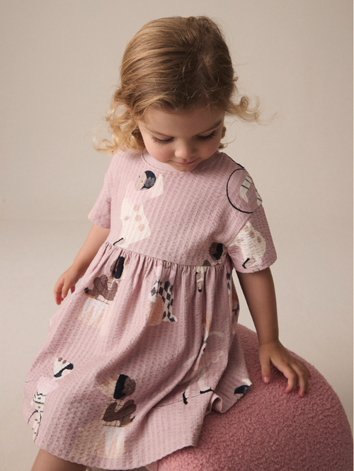 Платье для девочки Next E54-815, Розовый