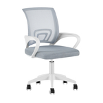 Кресло офисное TopChairs Simple SN серый пластик белый