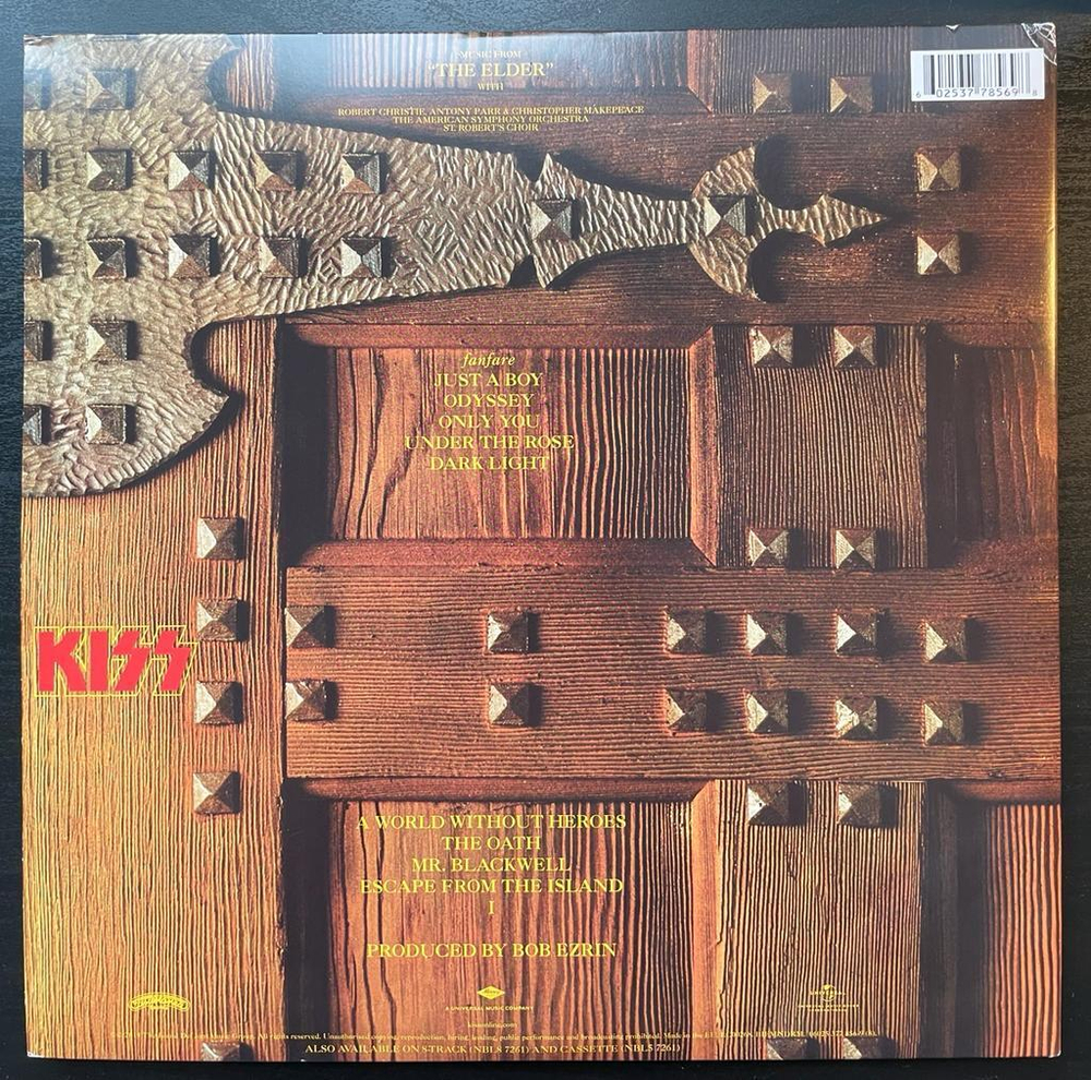 Kiss - Music rrom The elder (Европа 2014г.)