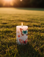 Трансфер переводной - декаль для свечей и гипса бабочки 014 А5