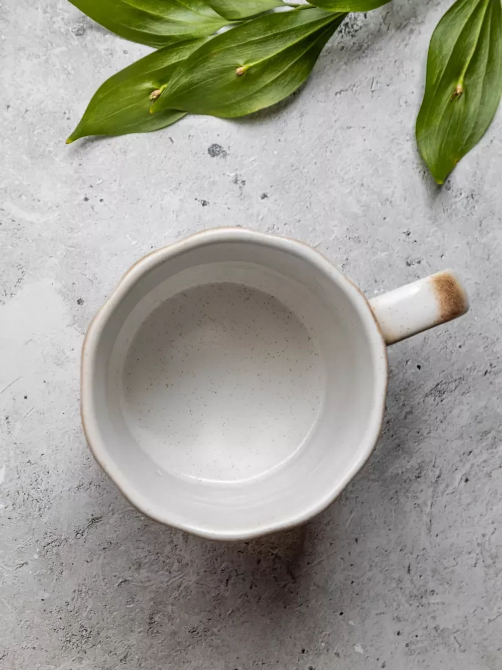 Набор посуды столовой: кружка, тарелка 26,3 см. Белый песок