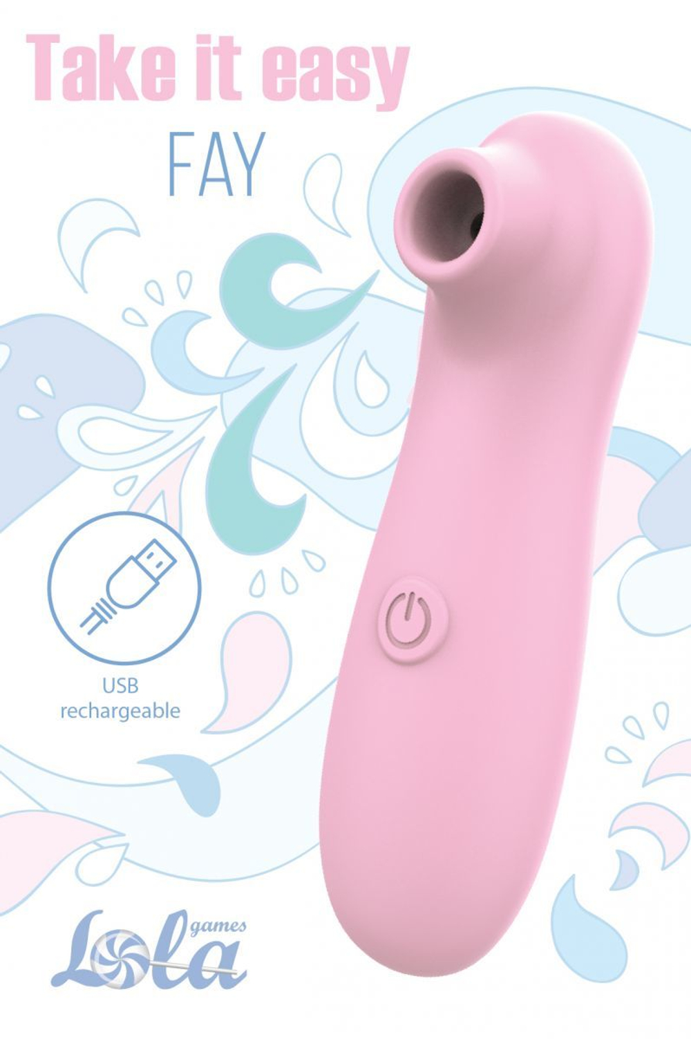 Вакуумно-волновой стимулятор Lola Games Fay 12,3 см, IPX7