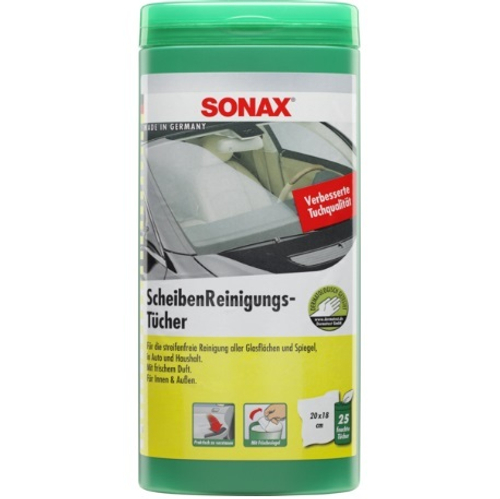 SONAX Салфетки для очистки стекол в тубе