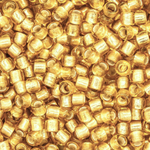 Японский бисер TOHO Round 8/0 (№22F), с внутренним серебрением, прозрачный матовый