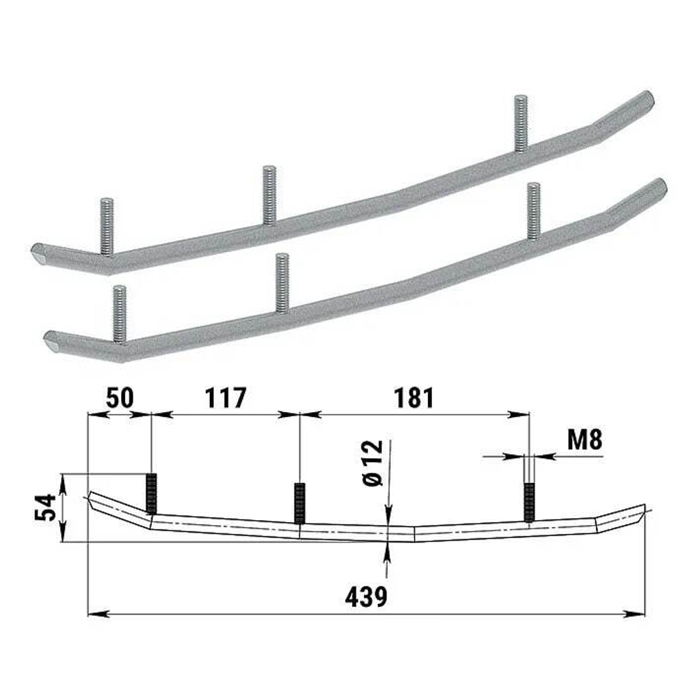 Комплект коньков для снегоходов Polaris 2875723