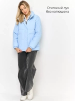 Куртка короткая весна с капюшоном