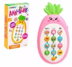 Интерактивный телефон "Ананас", розовый