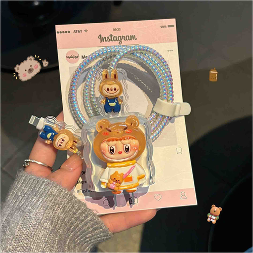 Защитный чехол для зарядного устройства Лабубу