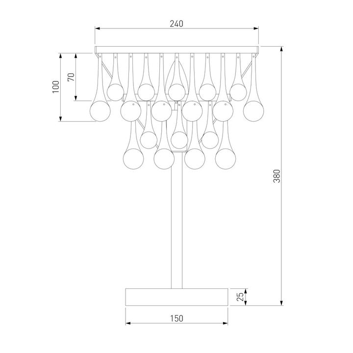 Настольная лампа Bogates Gutta 01126/1 a068864