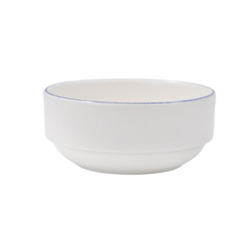 Салатник d=140 мм. 500 мл. h=55 мм. Ретро синий край