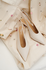 Туфли - лодочки на низком каблуке