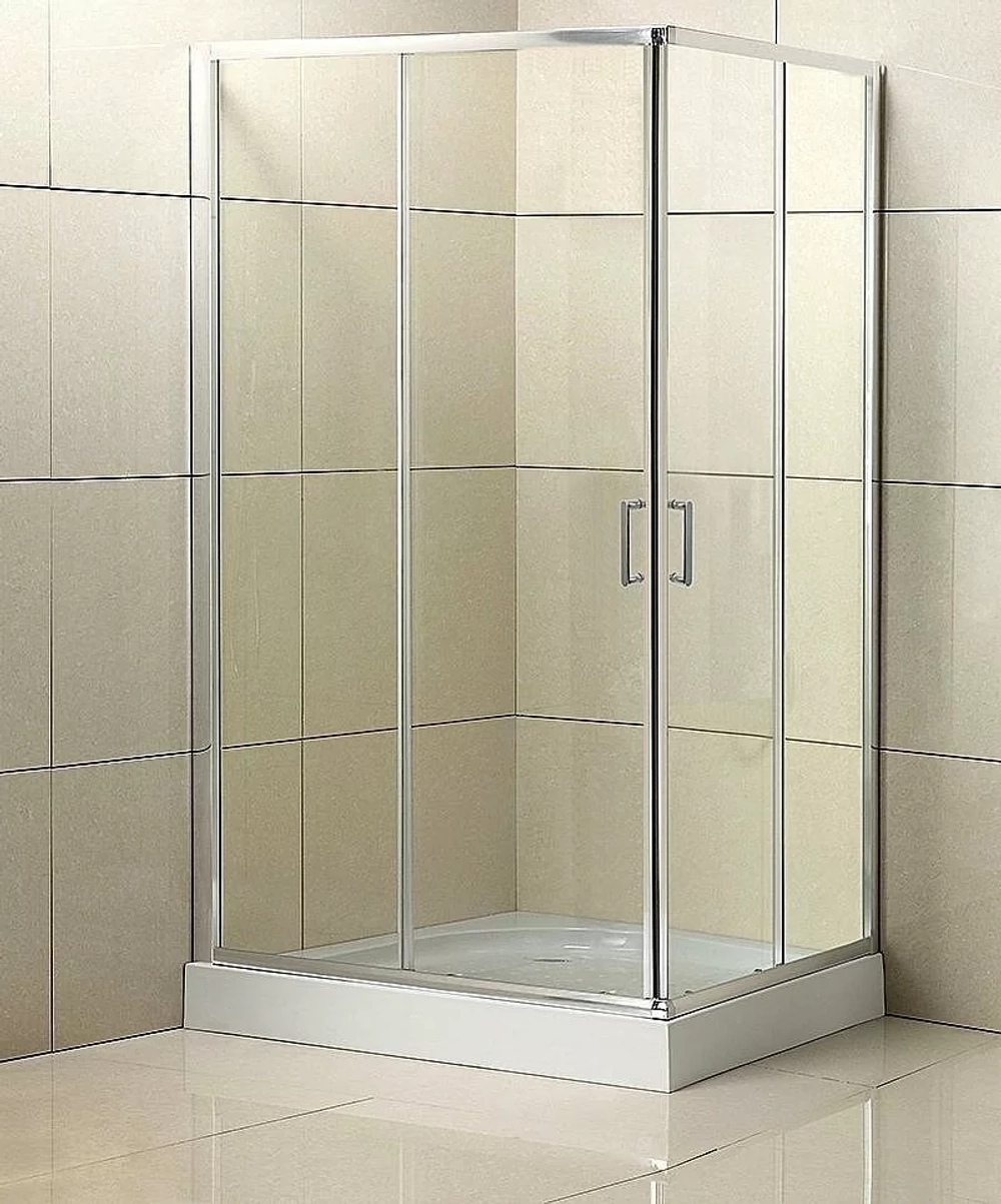 Душевой уголок BelBagno UNO 195-AH-2 100x90 прозрачный/хром