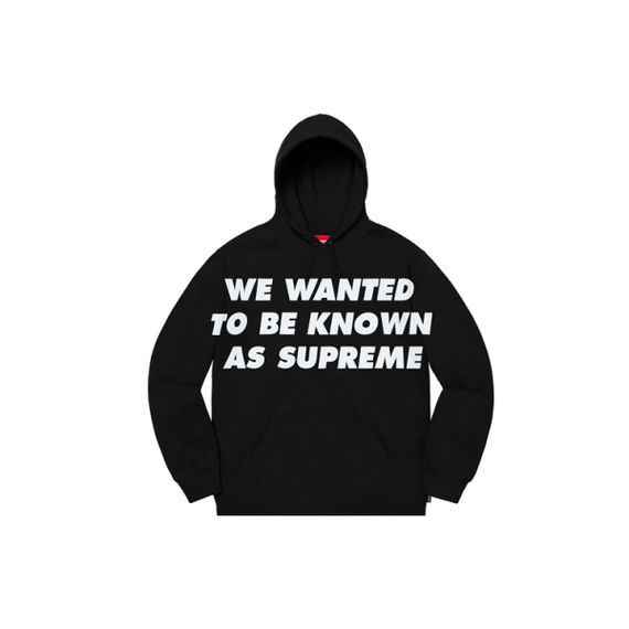 Supreme SS20 Week 1 Known As Hooded Sweatshirt