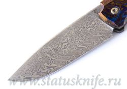 Нож CKF/Philippe Jourget FIF20 TimDam (Damasteel, Timascus, shred CF)фотография - 2