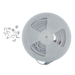 ULS-N40-2835-120LED-m-16mm-IP68-DC24V-10W-m-5M-4000K NEON SET01 Комплект светодиодной ленты для бань и саун. до +100С. катушка 5м. Белый свет 4000К. Крепление в-к. TM Uniel