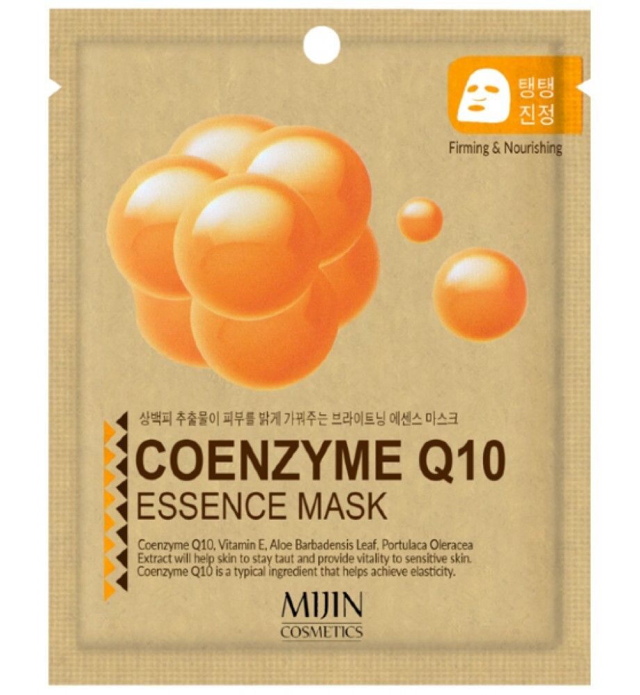 Тканевая маска с коэнзином NEW MIJIN Coenzyme Q10 Essence Mask