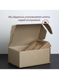 Владимирская икона Божией Матери деревянная резная, бук