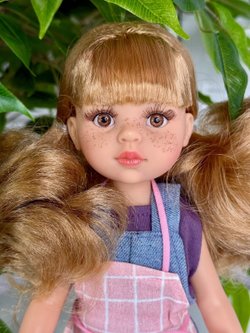 Кукла для девочки 32см Ирене флорист виниловая (04701)