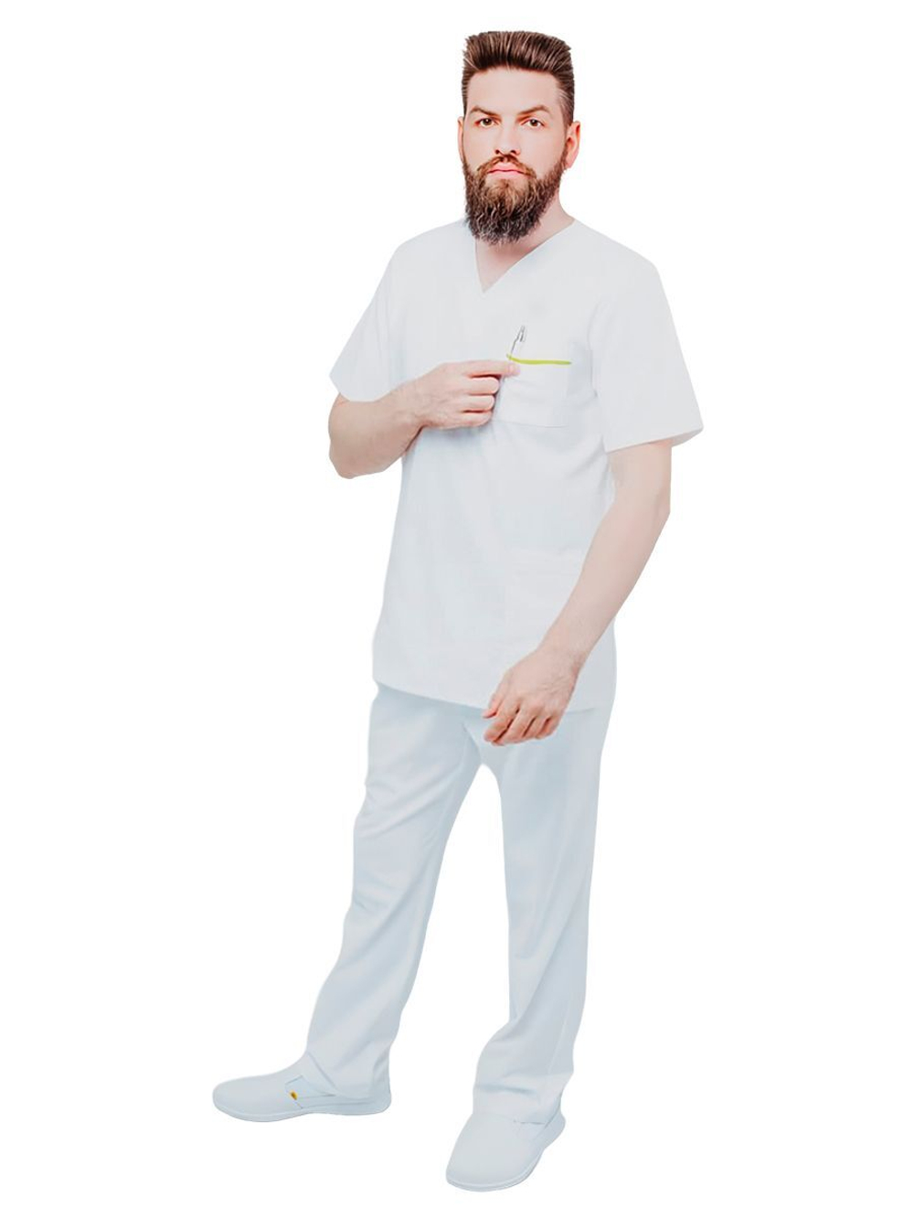 Туника медицинская мужская Pulse 245 Vermont, R150 белый, 4XL