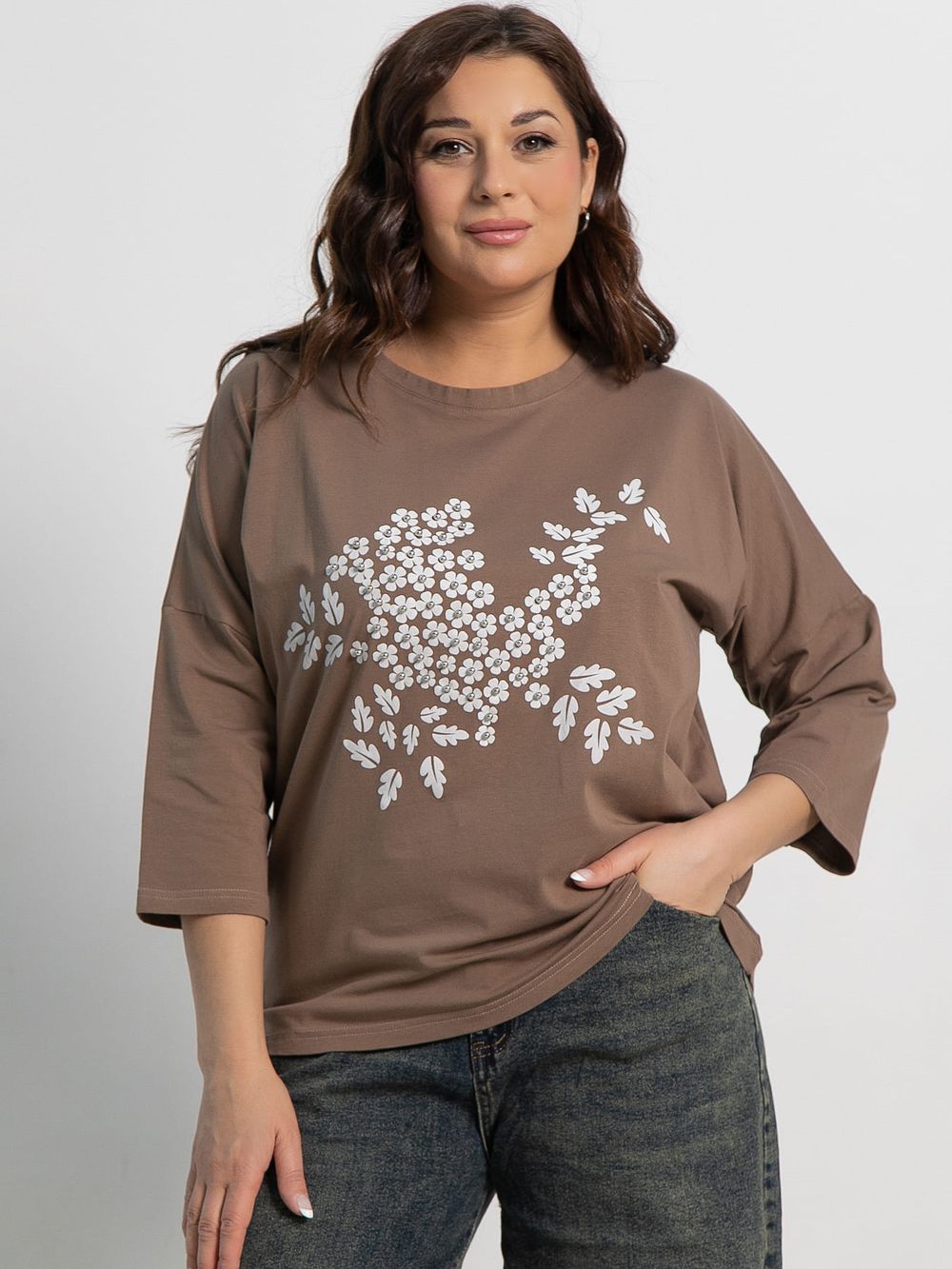 Блуза Ромашка (бежевая) Б15198-24М LT Collection