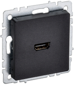BRITE Розетка HDMI РHDMI-0-БрЧ черный IEK
