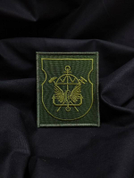 Шеврон вышитый батальона ЖДВ полевой (молот,ключ) на липучке