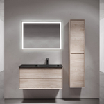 Тумба подвесная под раковину правая Sancos Marmi 2.0, дуб галифакс натуральный 995х445х520