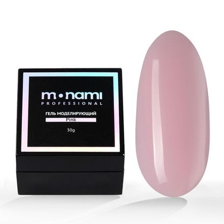 Monami Гель Pink для моделирования ногтей розовый, 30 гр