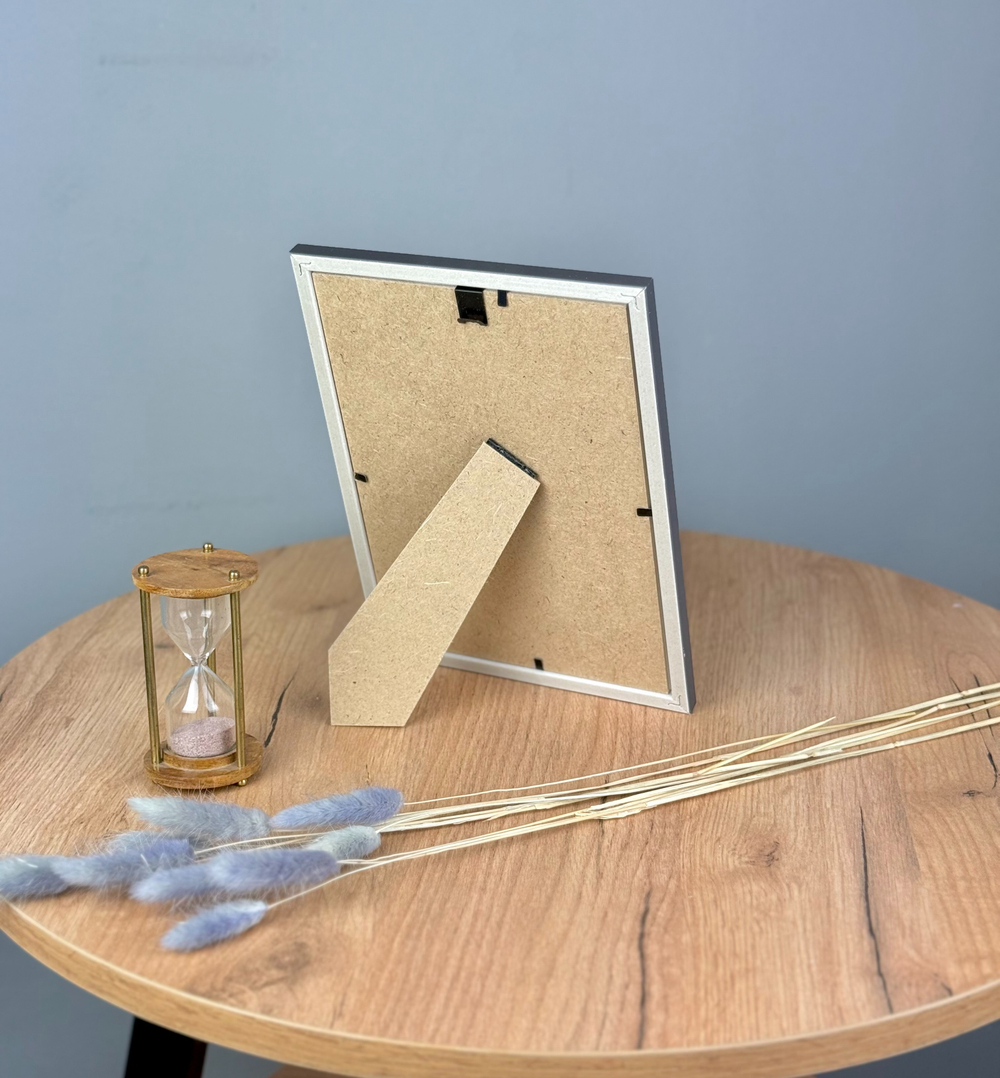 Фоторамка 15х21 см серый графит, без фактуры, арт. 1521.752268