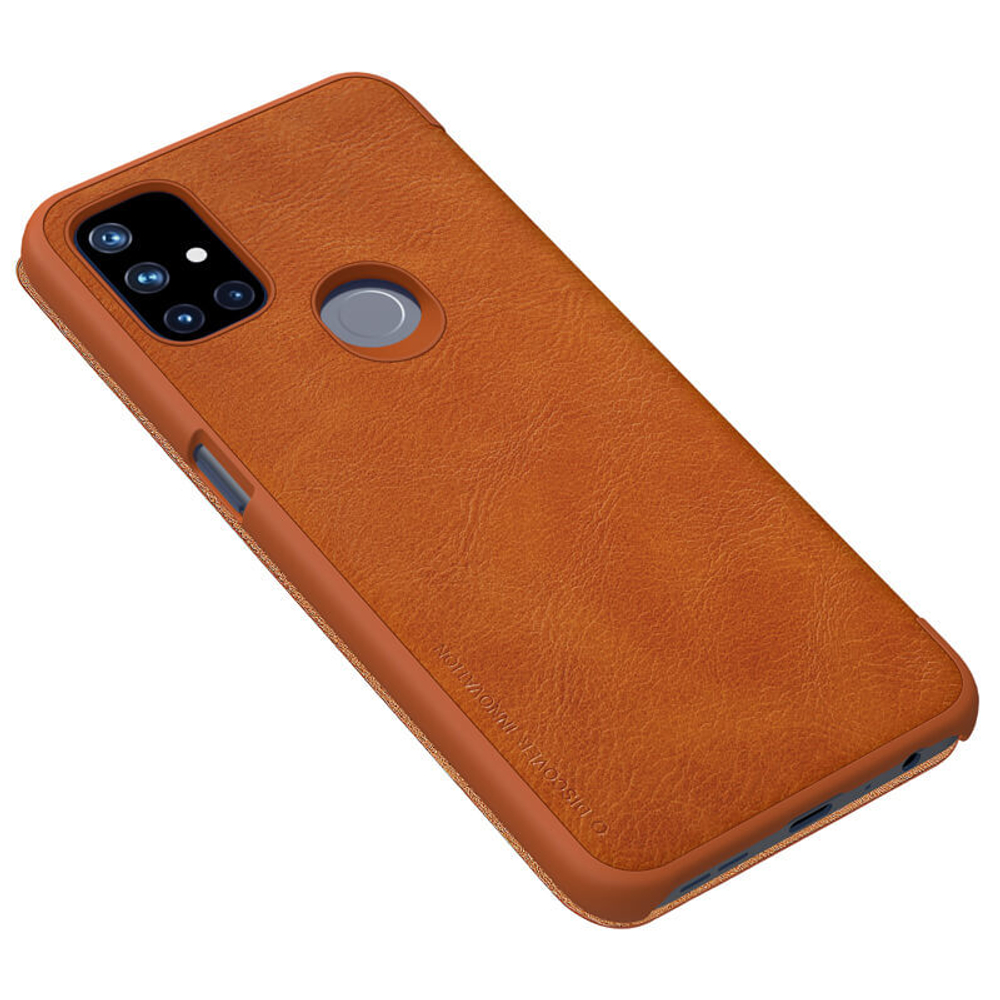 Кожаный чехол-книжка Nillkin Leather Qin для OnePlus N10 5G