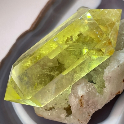 39603 Цитрин Кристалл двухконечный 30*85мм