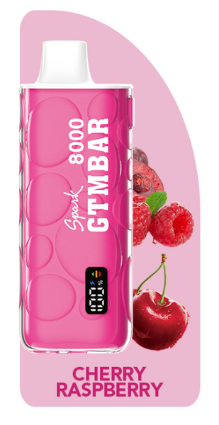 Купить Одноразовый Pod GTM Bar Spark - Cherry Raspberry (8000 затяжек)