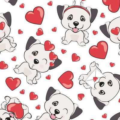 щенки Английского кокер-спаниеля с сердечками