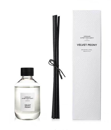 Бархатный пион сменный аромат для аромадиффузора с палочками, Urban Apothecary