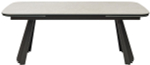 Стол М-City DISAUR Астрид (Astrid) 200 Tl-102 Бежевый Мрамор, Испанская керамика, темно-серый каркас