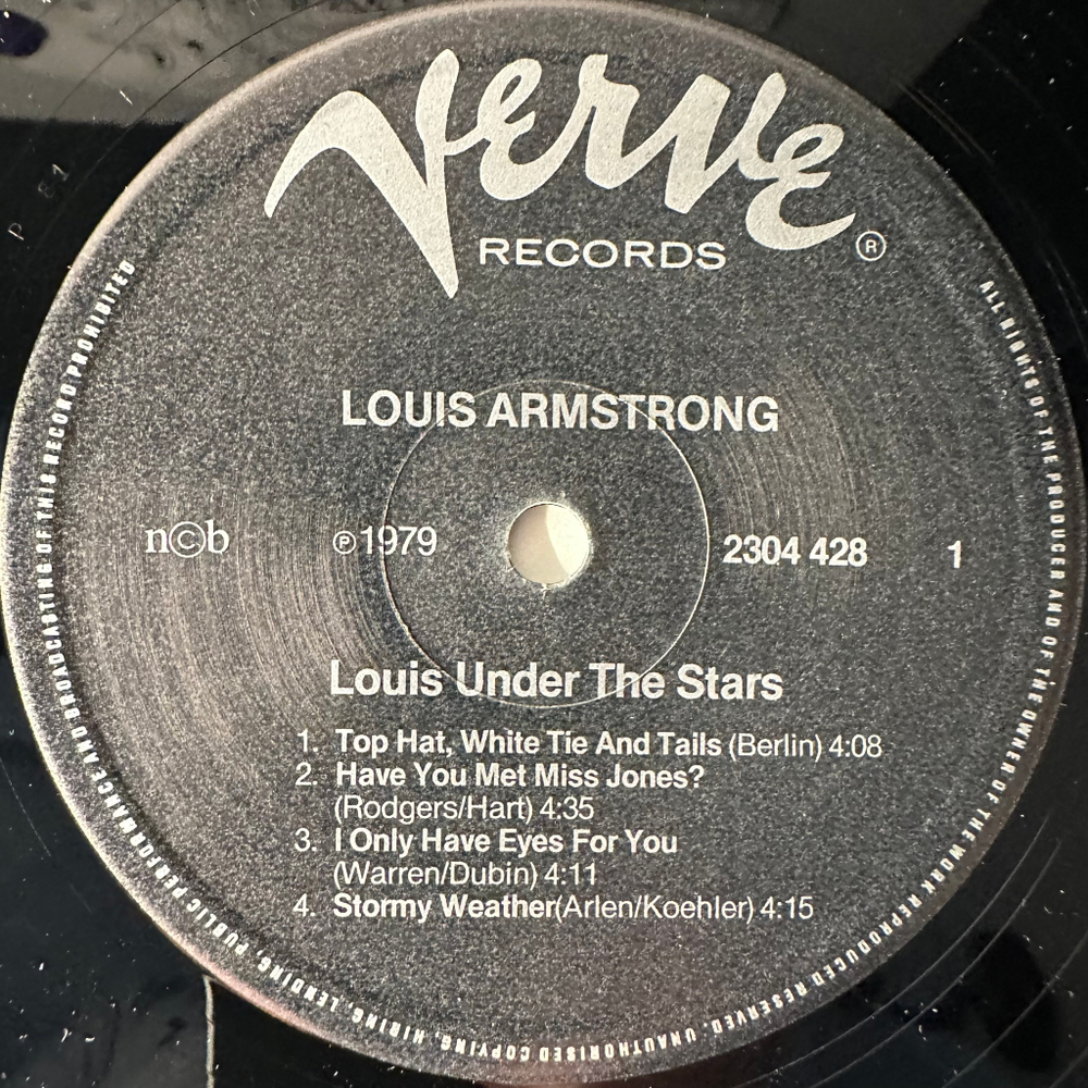 Louis Armstrong ‎– Under The Stars (Скандинавия 1981г.)